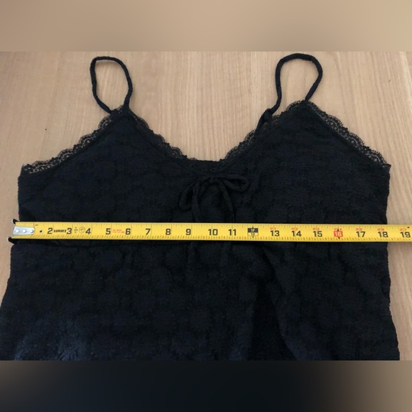 No Boundaries|Plus Size black lace crotchet cami bra top•••cute 90’s style!XXL - Picture 7 of 8